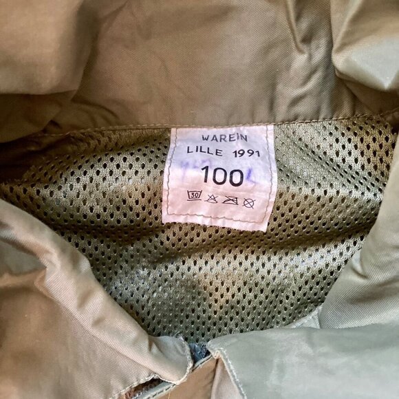 Vintage French Military? Rain Jacket "Warein Lille 1991" - Picture 3 of 6